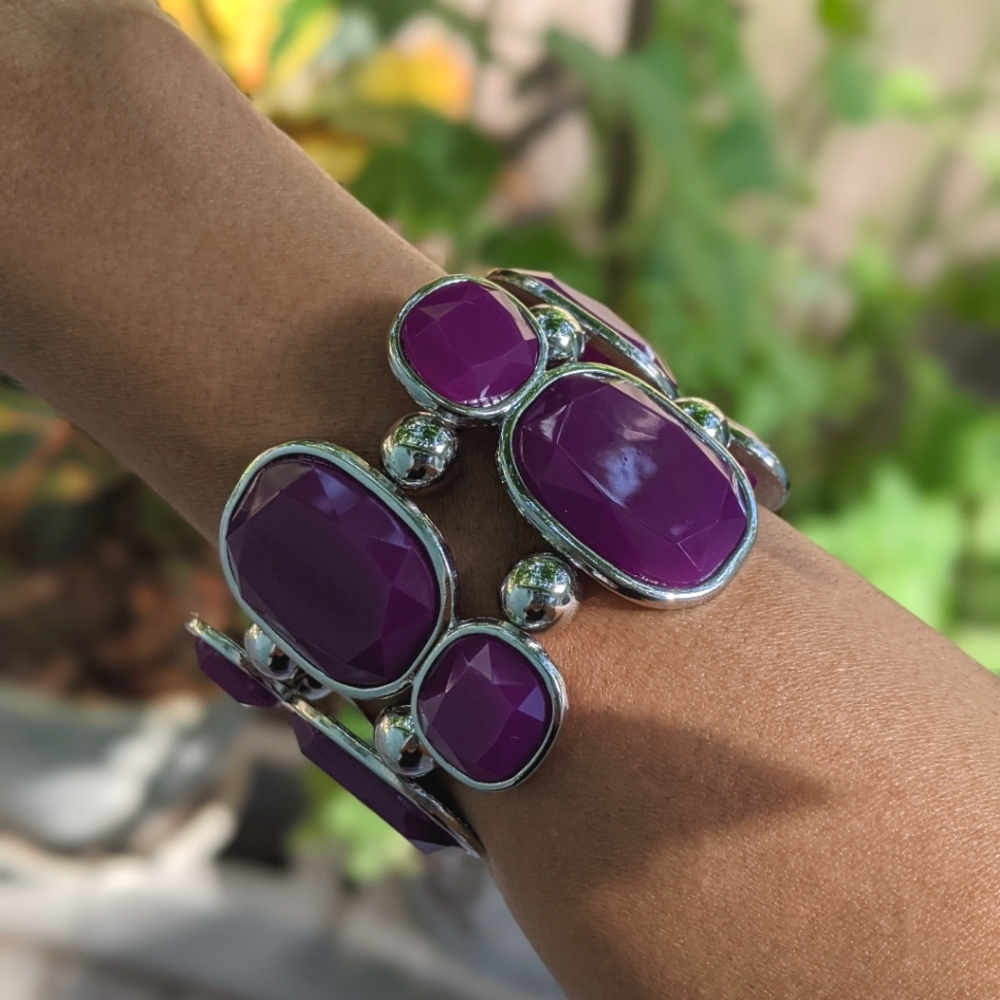 Purple Stretch Cuff